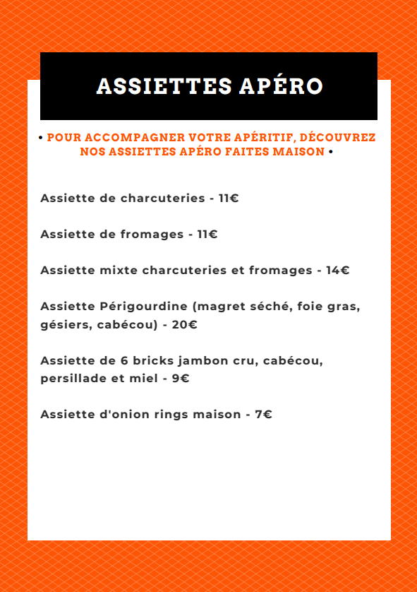 assiette apero