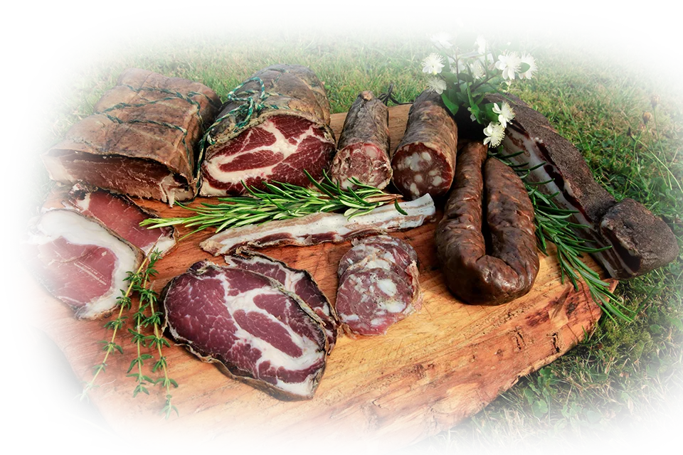 La charcuterie corse du domaine