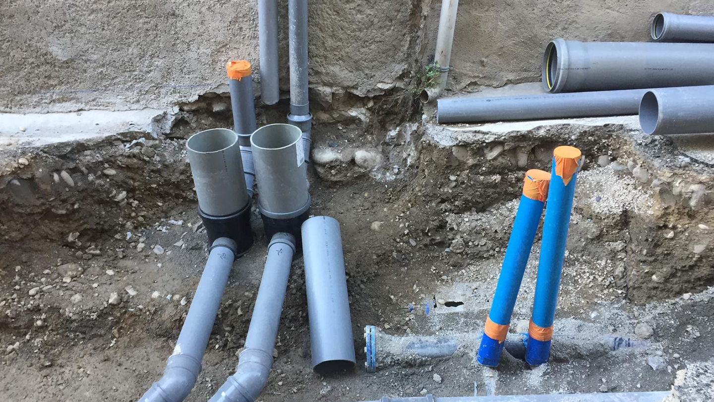 Installation de réseaux d'eau