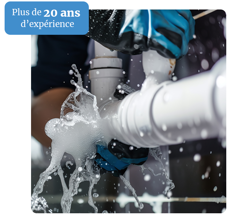 Dépannage d'une fuite d'eau à SAINT-FRANCHY