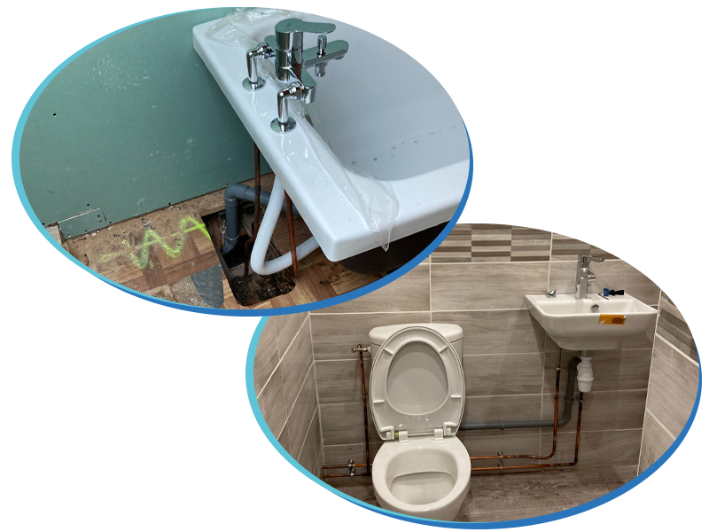 Rénovation de plomberie  à SAINT-FRANCHY