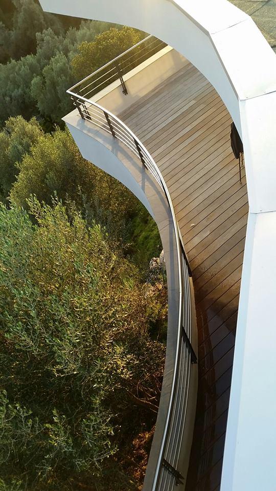 Terrasse bois garde-corps