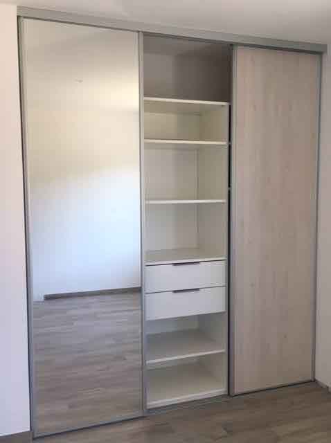 Dressing miroir coulissant